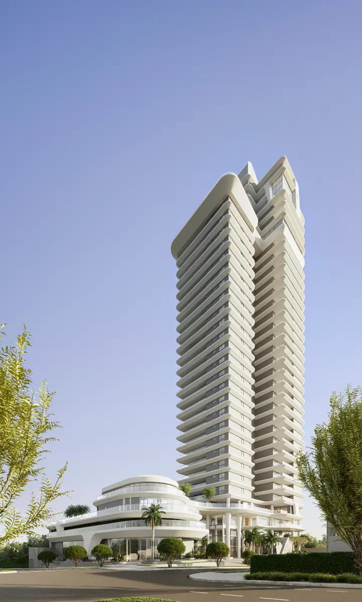 Fachada do empreendimento Duo Living Complex